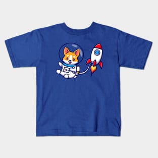 Space Corgi Kids T-Shirt